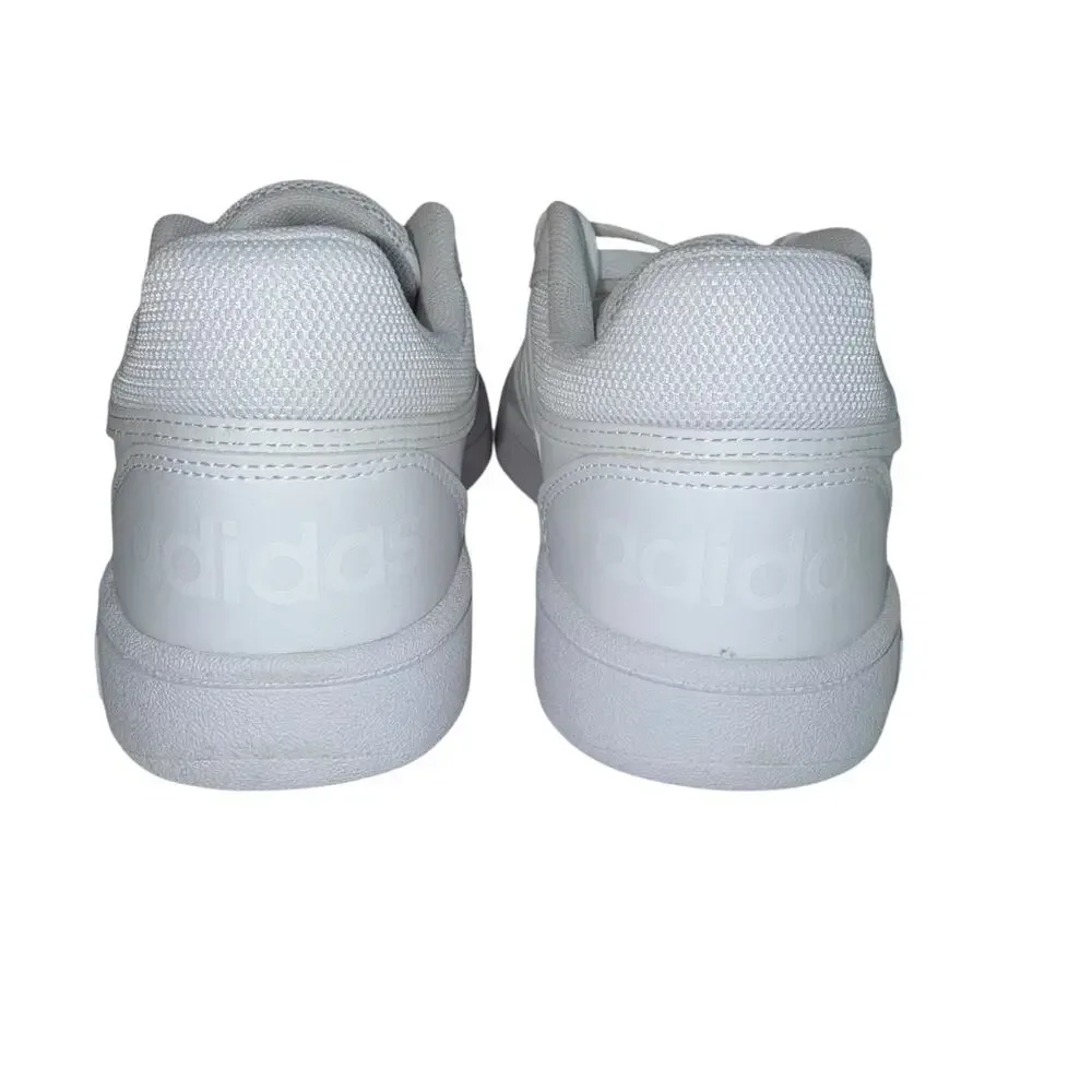 Adidas Hoops 3.0 Youth Boys White Basketball Sneaker Lace Up SZ/7